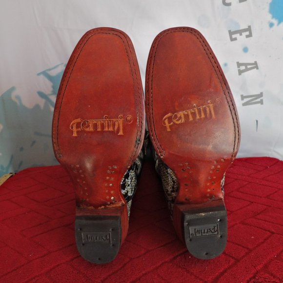 ferrini python print boots - Picture 7 of 12